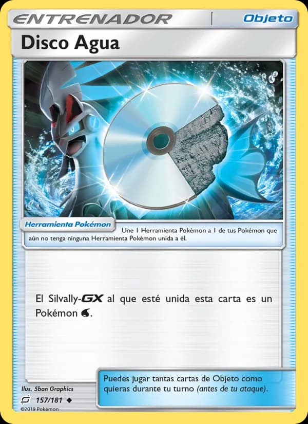 Disco Agua card in Spanish