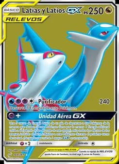 Latias y Latios GX card in Spanish