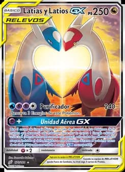 Latias y Latios GX card in Spanish