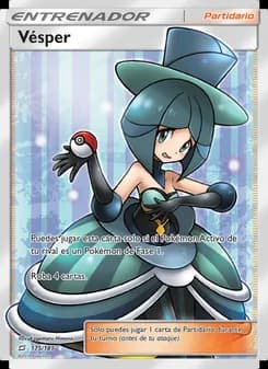 Vésper card in Spanish