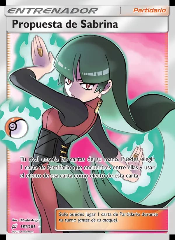 Propuesta de Sabrina card in Spanish
