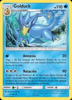 Golduck card in Spanish