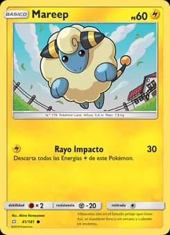 Mareep card in Spanish