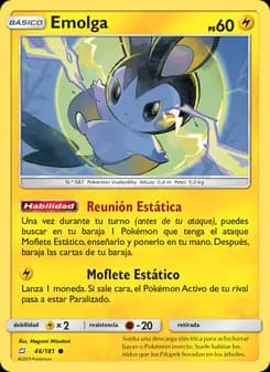 Emolga card in Spanish