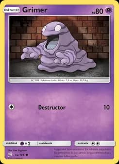 Grimer card in Spanish