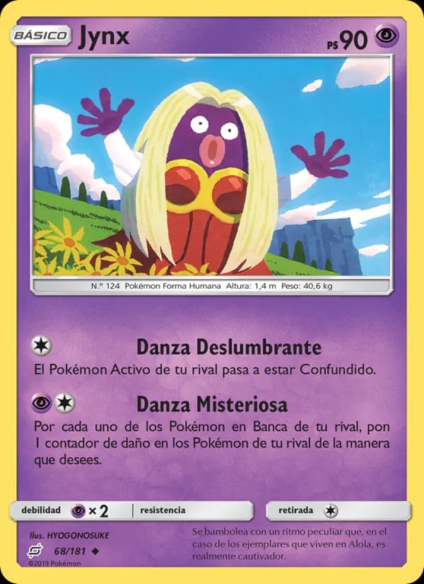 Jynx card in Spanish
