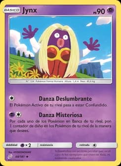 Jynx card in Spanish