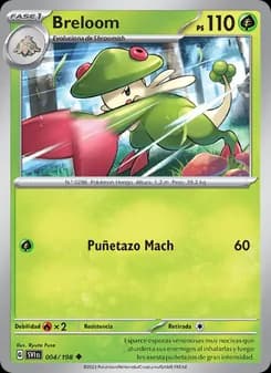 Breloom card in Spanish