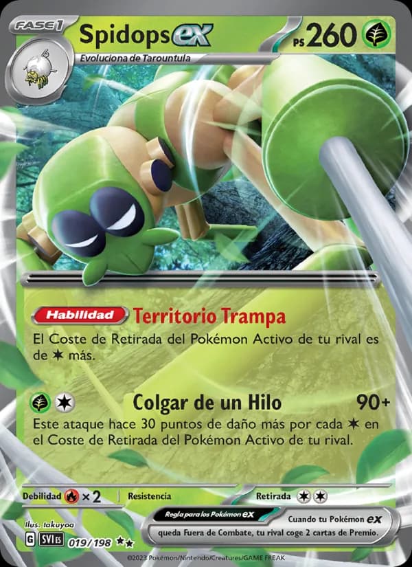 Spidops ex card in Spanish