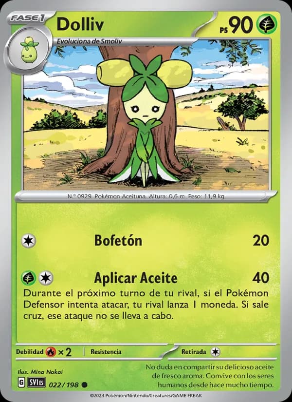 Dolliv card in Spanish
