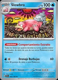 Slowbro card in Spanish