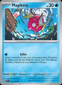 Magikarp card in Spanish