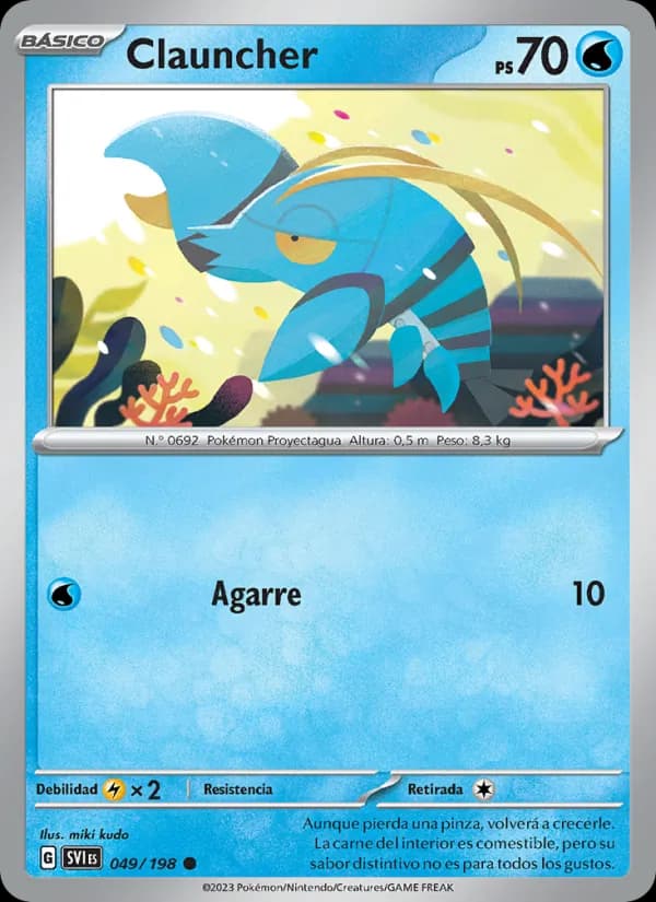 Clauncher card in Spanish
