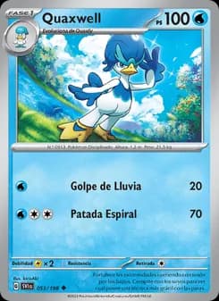 Quaxwell card in Spanish
