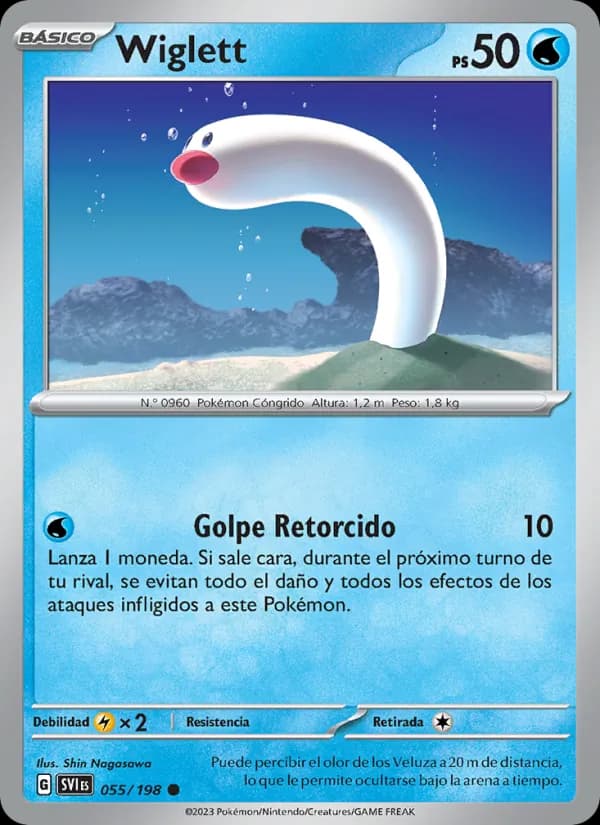 Wiglett card in Spanish