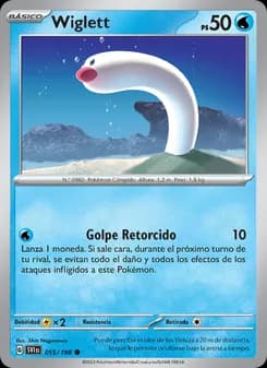 Wiglett card in Spanish