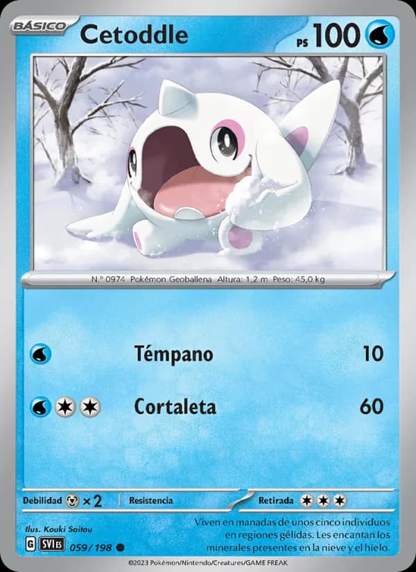 Cetoddle card in Spanish
