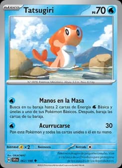 Tatsugiri card in Spanish