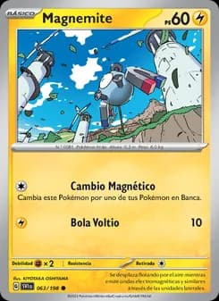 Magnemite card in Spanish