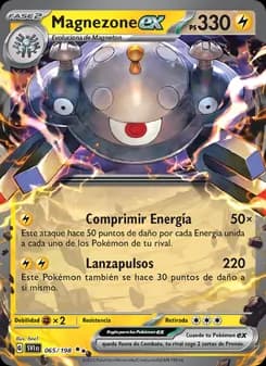 Magnezone ex card in Spanish