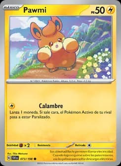 Pawmi card in Spanish