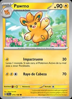 Pawmo card in Spanish