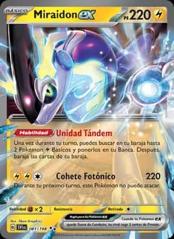 Miraidon ex card in Spanish