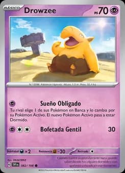 Drowzee card in Spanish