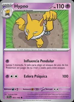 Hypno card in Spanish