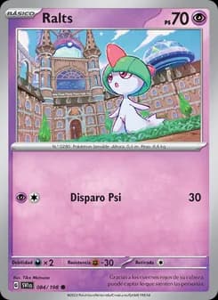Ralts card in Spanish