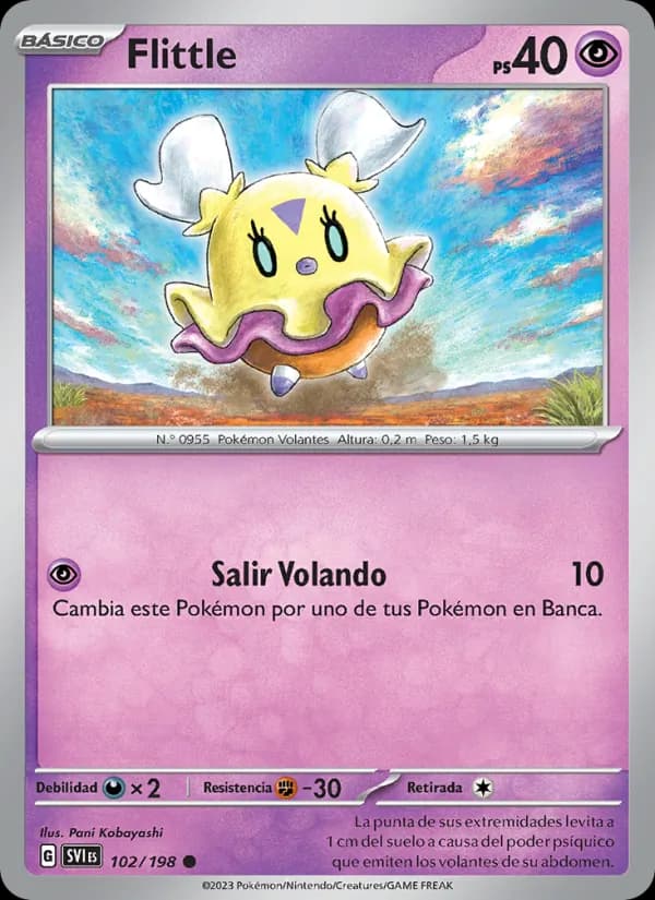 Flittle card in Spanish