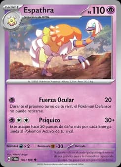 Espathra card in Spanish