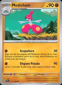Medicham card in Spanish
