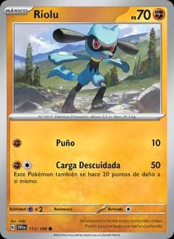 Riolu card in Spanish
