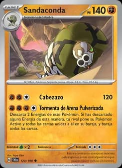 Sandaconda card in Spanish