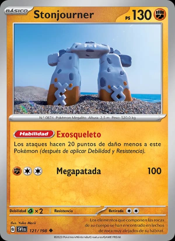 Stonjourner card in Spanish