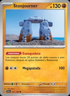 Stonjourner card in Spanish