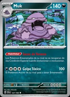 Muk card in Spanish