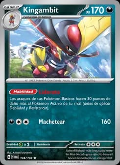 Kingambit card in Spanish