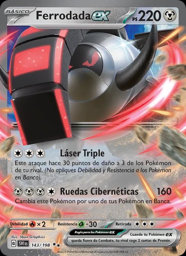Ferrodada ex card in Spanish