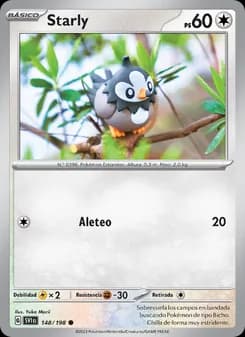 Starly card in Spanish