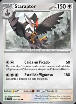 Staraptor card in Spanish