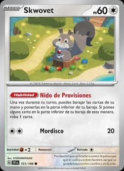 Skwovet card in Spanish