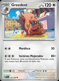 Greedent card in Spanish