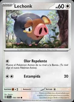 Lechonk card in Spanish
