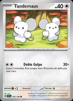 Tandemaus card in Spanish