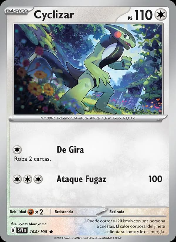 Cyclizar card in Spanish