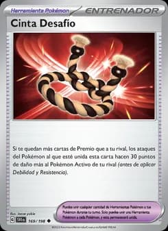 Cinta Desafío card in Spanish
