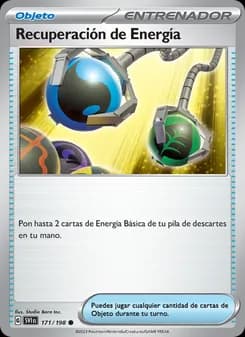 Recuperación de Energía card in Spanish
