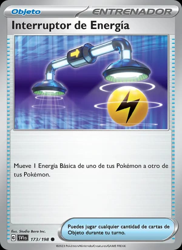 Interruptor de Energía card in Spanish